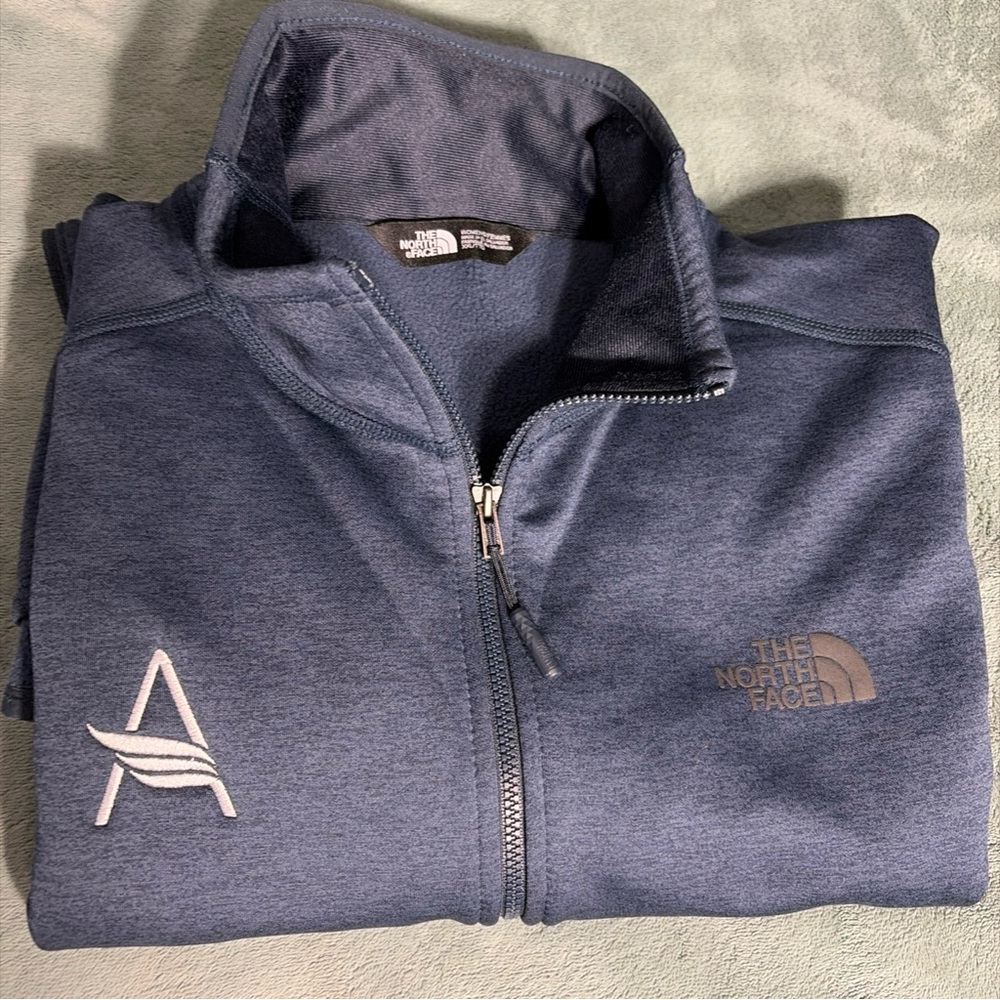 The North Face Navy Full-Zip Sweater